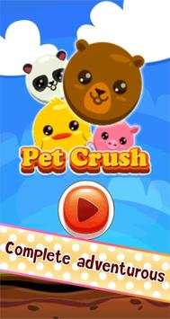 Pet Crush 3Match Games screenshot 1
