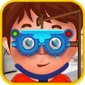 Kids Eye Doctor Surgery Game logo