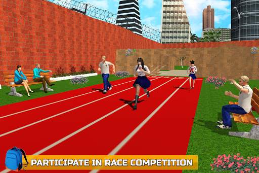 School Girl Life Simulator: High School Games screenshot 5
