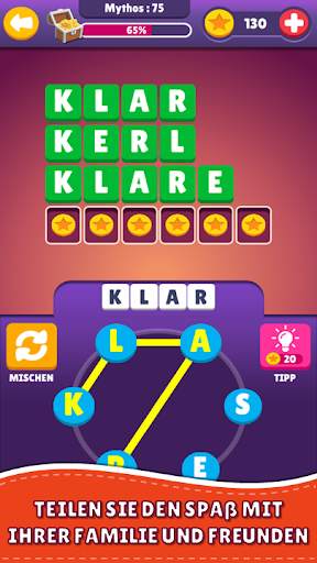 Wortsuche Spiel auf Deutsch screenshot 6
