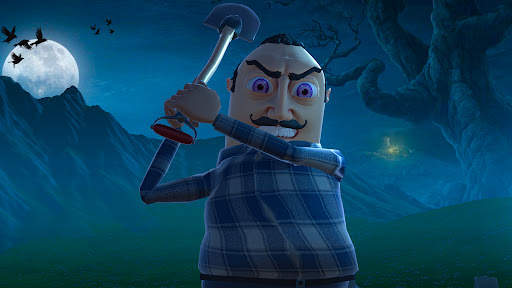 Hello Crazy Neighbour Game 3D screenshot 2