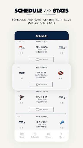Seattle Seahawks Mobile screenshot 5