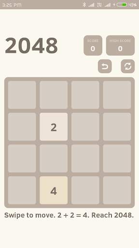 2048 Lite: No Ads, Faster, Lighter 2048 Game screenshot 1