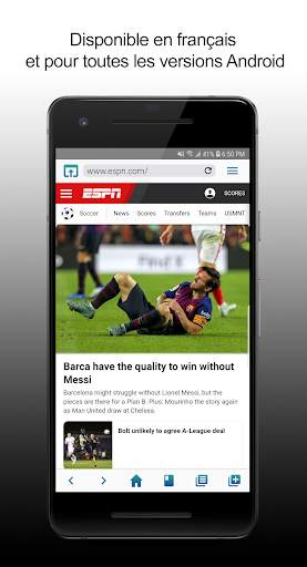 Web Browser - Navigateur Internet pour Android screenshot 5
