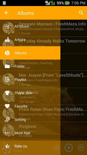 Music player HD screenshot 1