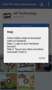 My Fast Facebook Video Download screenshot 1