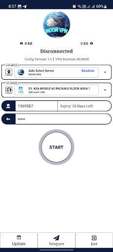MOON VPN screenshot 1
