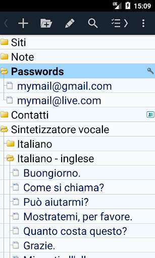 Gerarchico notes screenshot 2