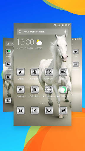 Pure|APUS Launcher theme screenshot 2
