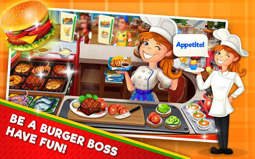 Food Street Burger Simulator : Burger Maker Game screenshot 2