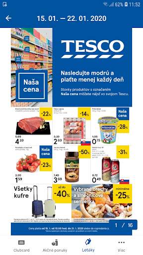Clubcard Tesco Slovensko screenshot 4