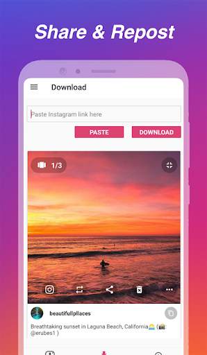 IGSave -Video downloader for Instagram, story save screenshot 2