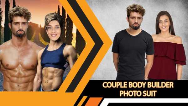 Body Builder Couple Photo Suit Editor screenshot 4