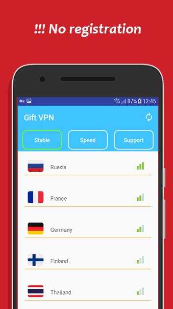 GIFT VPN - Unlimited VPN screenshot 3