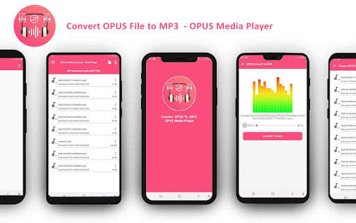 Opus to mp3 converter - opus media Player screenshot 1