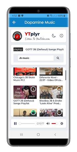 Dopusic Music – Background Music Player & Song App screenshot 3