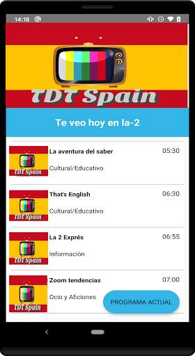 Espana TDT - Programas  Guia TV 2 تصوير الشاشة