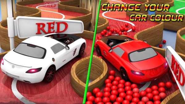 Superheroes Water Slide Colors Car Racing screenshot 2
