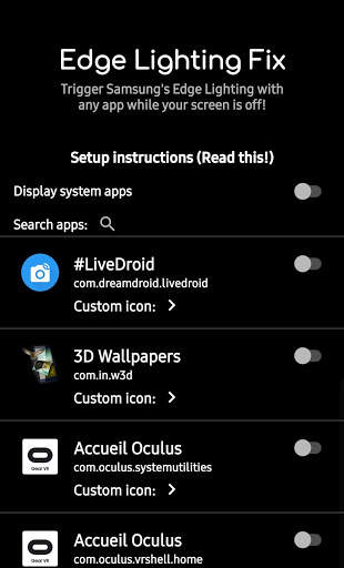 Edge Lighting fix for All Apps screenshot 1