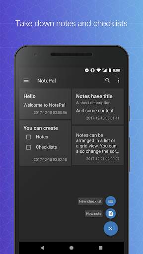 NotePal - Material Design Notepad 1 تصوير الشاشة