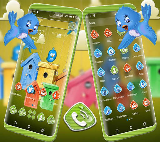 Anim Bird Launcher Theme screenshot 2
