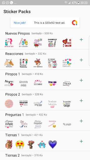 Stickers de amor y Piropos para WhatsApp screenshot 3