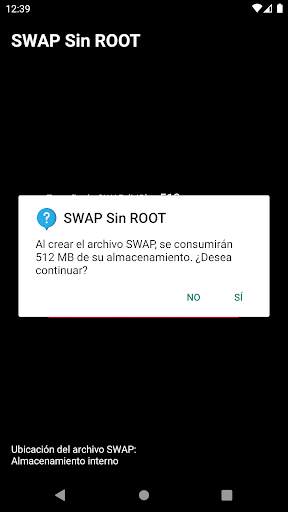 SWAP Sin ROOT screenshot 2