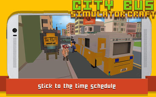 City Bus Simulator Craft screenshot 5