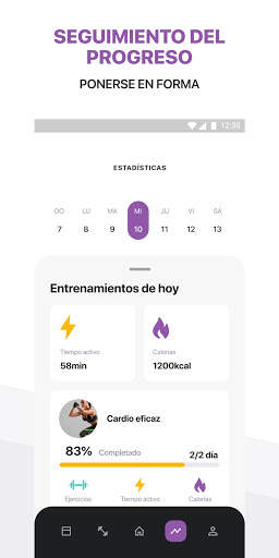 Mi entrenador: entrenamientos en casa, perder peso screenshot 5