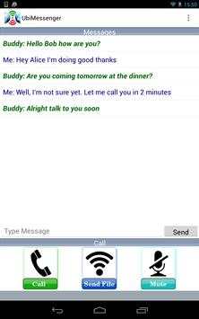 UbiMessenger | WiFi Direct screenshot 2