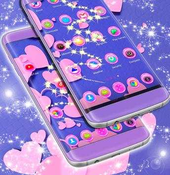 Cute Blue Pink Launcher Theme screenshot 2