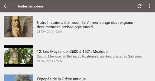 Documentaire Historique - Histoire du monde 7 تصوير الشاشة