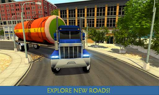 Oil Tanker Truck Transporter Driver: Cargo Sim 3D screenshot 1