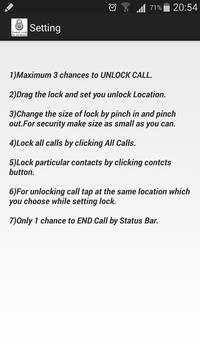 Invisible Incoming Call Lock screenshot 10
