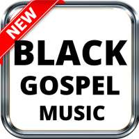 black gospel music radio logo