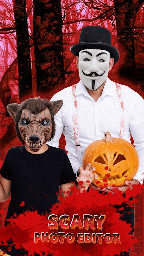 Anonymous Mask Effect and Scary Photo Editor скриншот 1