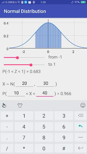 Normal Distribution screenshot 2