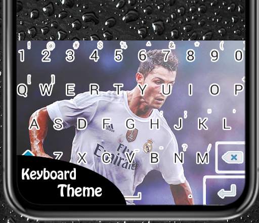 Keyboard of Simple Ronaldo for Free Theme screenshot 3