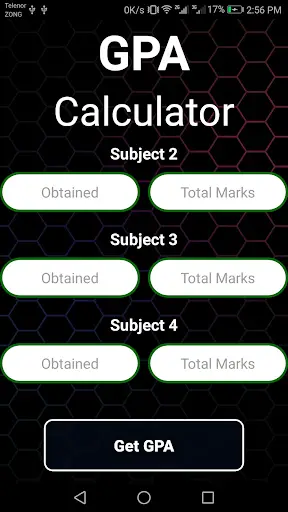 GCUF GPA Calculator screenshot 3