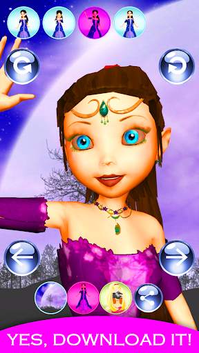 Princess Fairy Hair Salon Game screenshot 3