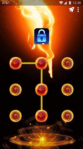 (FREE) Captain Girl - App Lock Master Theme screenshot 1