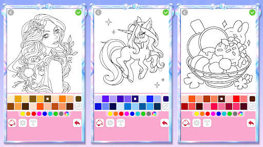 Juegos de pintar princesas screenshot 7