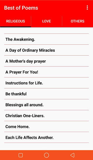 Best of Poems screenshot 1