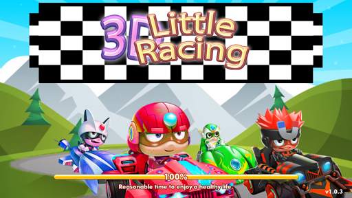 3D Little Racing screenshot 1