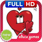 Coloring Game: Love logo