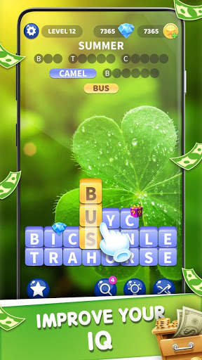 Word Crusher Puzzle - free lucky game to big win screenshot 1