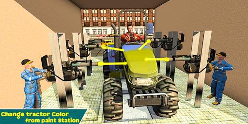 Tractor Wash Service -Tractor Parking Simulator 19 screenshot 2