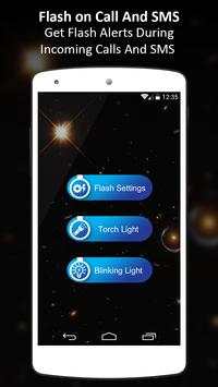 Flash alert on call and SMS: Blinking flashlight screenshot 1