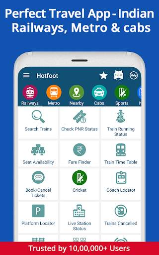 Live Train IRCTC Enquiry PNR Status Indian Railway screenshot 1