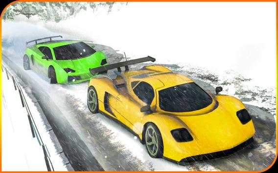 piste de neige édition de course de voiture screenshot 2